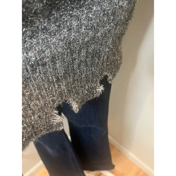 Silver Sparkle Cardigan Sweater - Picture 2 of 2